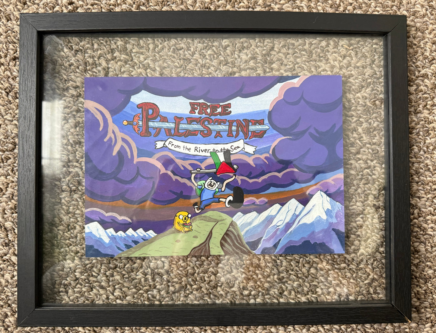 The Adventure this Time is a Free Palestine