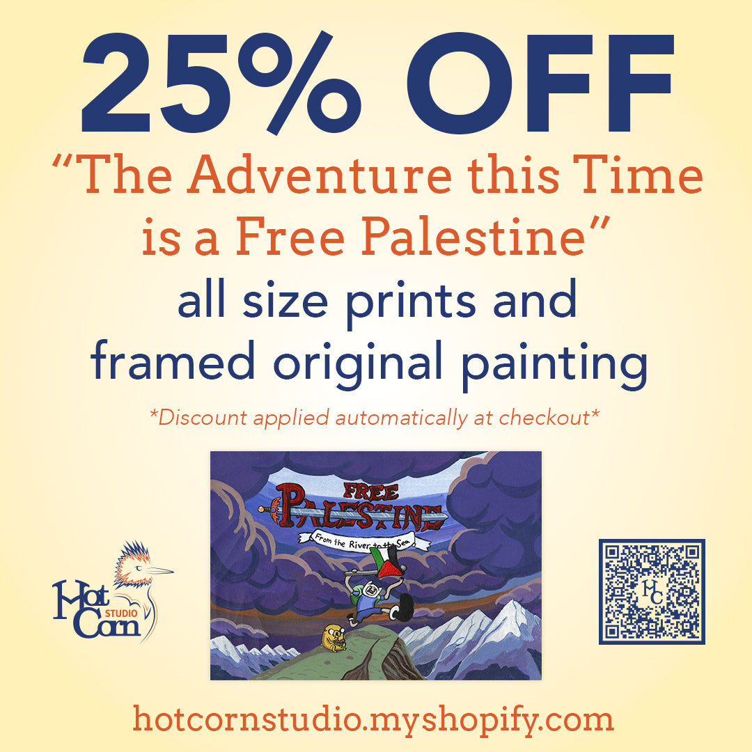 The Adventure this Time is a Free Palestine