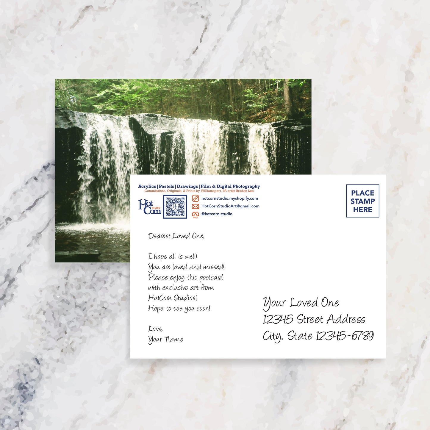 Ricketts Glen State Park Waterfalls Postcards Set